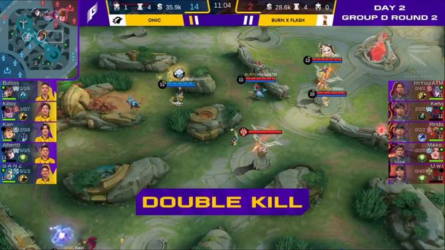 BURN X FLASH vs ONIC GAME 2 | GAMES OF THE FUTURE GROUP STAGE смотреть онлайн