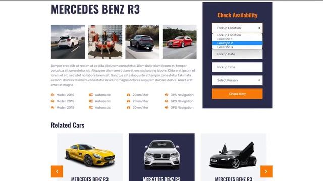 Complete Responsive Car Rental Website Template Design -HTML -CSS - JS -100% Free -Free Website Cod смотреть онлайн