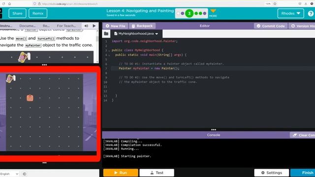 AP CS A - Code.org: Unit 1: Lesson 4 #3 (2022) смотреть онлайн
