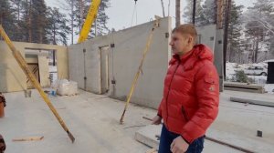 Сборка домокомплекта из железобетонных панелей