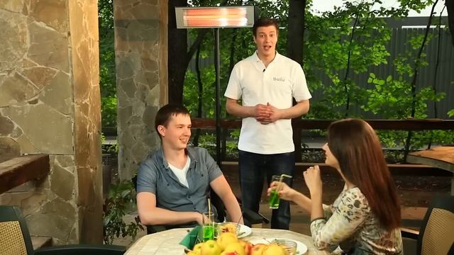 Обзор лампового ИК-обогревателя Ballu BIH-L серии Bali смотреть онлайн