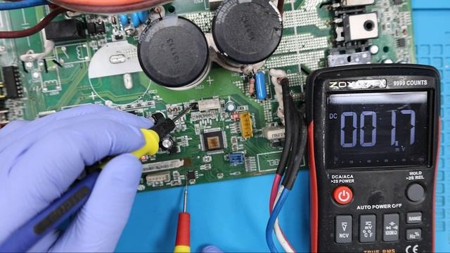 BLUESTAR INVERTER AC PCB 36 ERROR REPAIR 7042 VOLTAGE DETECTOR WORKING EXPLAIN BY QPHIX