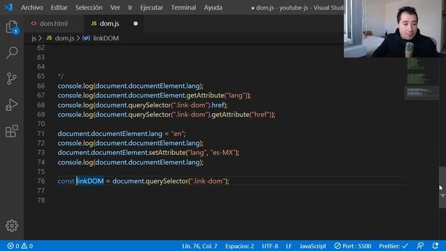 Curso JavaScript: 63. DOM: Atributos y Data-Attributes - #jonmircha смотреть онлайн