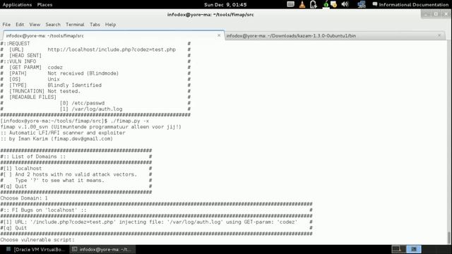 Local File Inclusion - SSH Logfile Injection смотреть онлайн