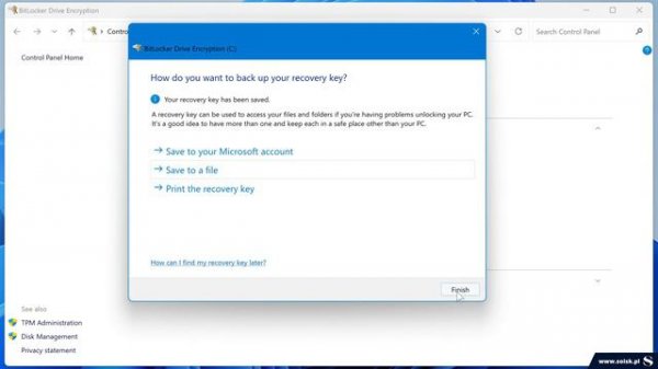 How to backup BitLocker Recovery Key on Windows 11