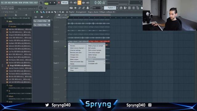Spryng Making Beats & Loops Live 04/27/2022 | FL Studio Cookup смотреть онлайн
