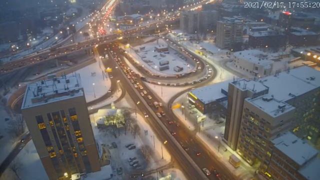 Москва - Нижегородская улица - веб камера 17.02.2021, 14:56 смотреть онлайн