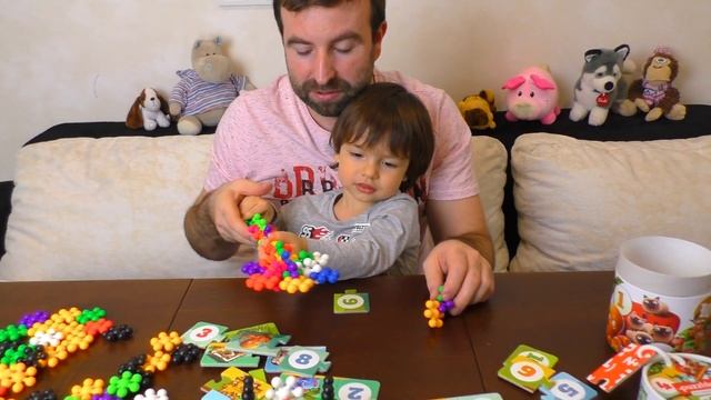 Никита и Папа создали Волшебную Палочку? Обзор Конструктора Шестилистник. Новые Развивающие Игрушки