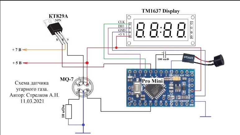 Датчик угарного газа своими руками смотреть онлайн