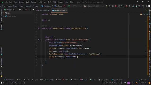 "How to Give and Format a Date in Android Studio: A Step-by-Step Tutorial" смотреть онлайн