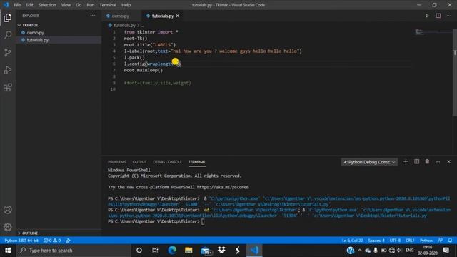 Wraplength-Tkinter-#12 смотреть онлайн
