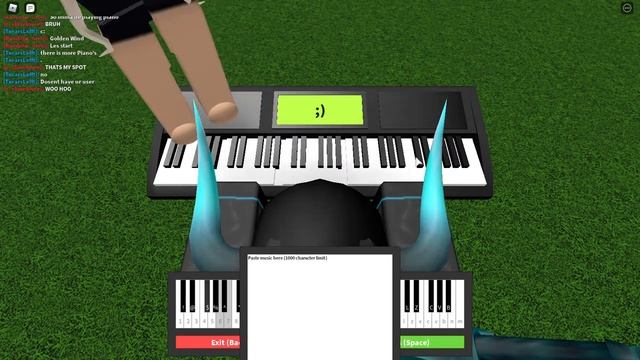 Roblox piano sheets Golden Wind sheets in desc смотреть онлайн