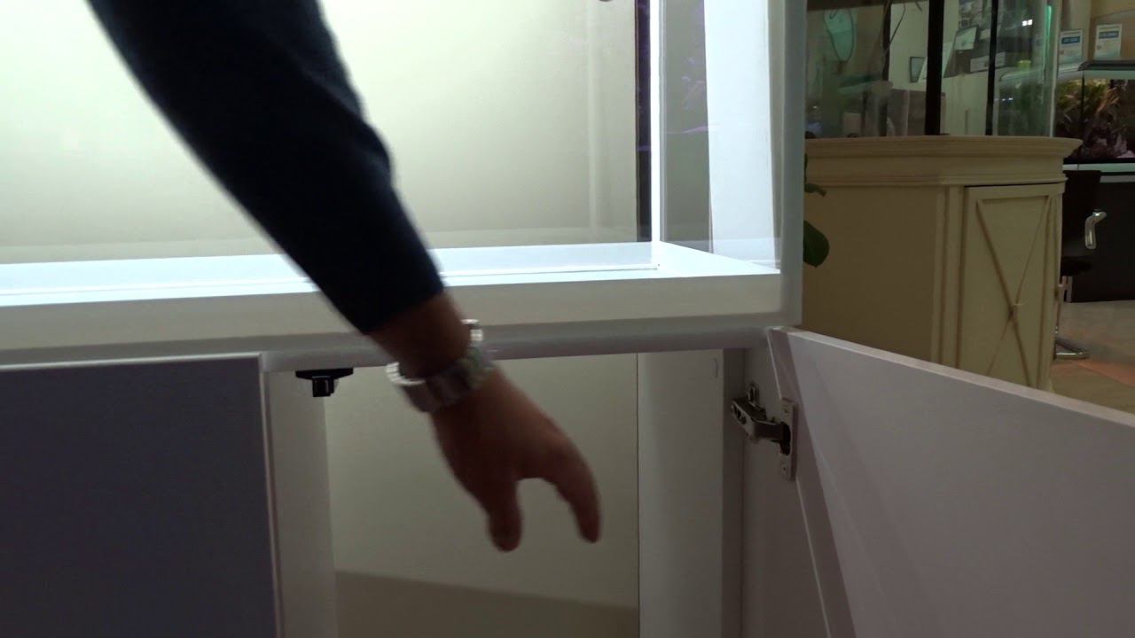 #Аквариум с тумбой #Aquael GLOSSY 120 белый смотреть онлайн