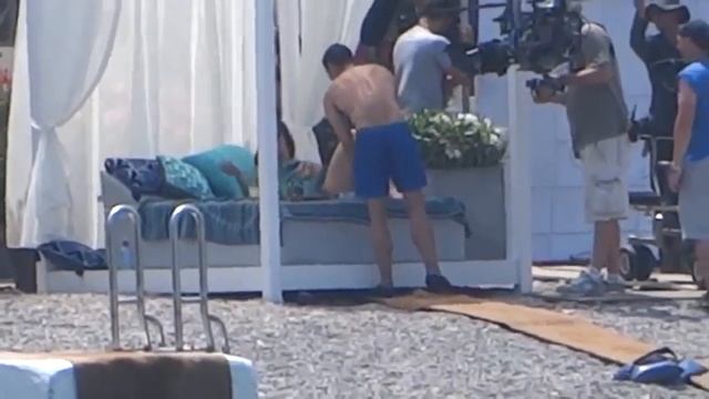 Jamie Dornan and Dakota Johnson Filming Fifty Shades Freed Honeymoon scene in France смотреть онлайн