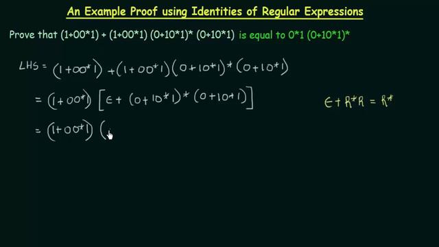 An Example Proof using Identities of Regular Expressions смотреть онлайн