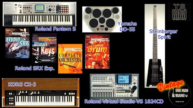 Vintage One Man Band – Roland Fantom S & SRX Exp., KORG CX3 смотреть онлайн