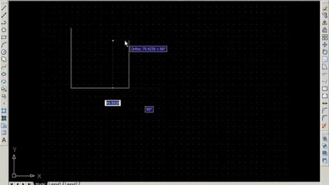AUTOCAD HERRAMIENTA ORTHO Y POLAR dibujo 1 смотреть онлайн