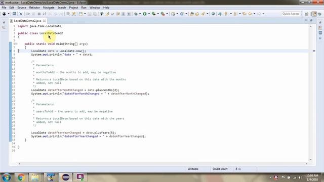 How to add month/Year and minus month/year from the current date? | Java 8 LocalDate Class смотреть онлайн