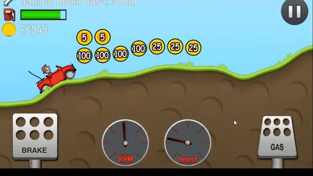 Прикольные игры Android'a на PC #5 Hill Climb Racing) смотреть онлайн