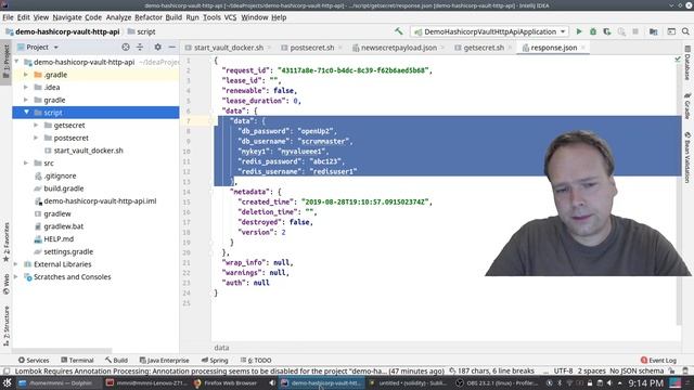 HashiCorp Vault Http API - Create and get secrets with curl смотреть онлайн