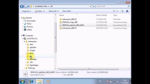 ADempiere 360LTS Installation on Windows7 смотреть онлайн
