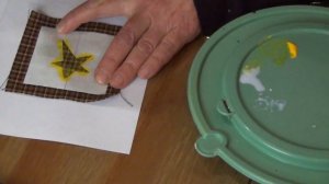 Трафаретная роспись ткани с бумагой для заморозки Freezer paper