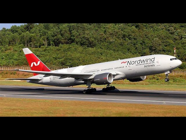 B777-200 авиакомпании Nordwind регистрация VP-BJH