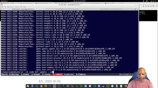 Install Security Updates in Almalinux Rockylinux and Redhat. смотреть онлайн