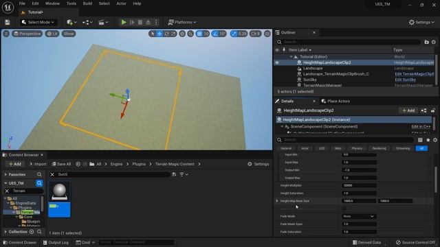 Landscape Clips: Blend & Modify Multiple HeightMaps inside Unreal Engine 5 (Via TerrainMagic) смотреть онлайн