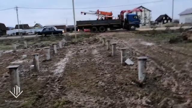 Забиваем сваи круглый год — НовФундамент смотреть онлайн