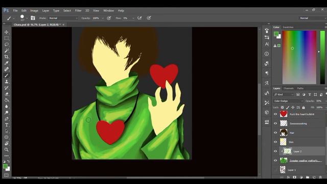 Chara - Undertale [SPEEDPAINT - #23] смотреть онлайн