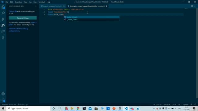 Creating desktop notifications #python #notifications смотреть онлайн