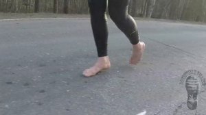 Elena`s barefoot walk