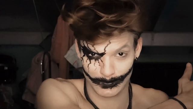 HOW TO DO JOKER MAKEUP ?? RIZXTAR#rizxstarrjokertiktokvideo