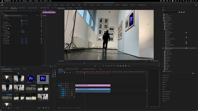 How to Attach Objects to Walls in Adobe Premiere Pro CC (Mask Motion Tracking Tutorial) смотреть онлайн
