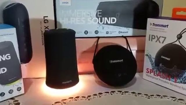 ANKER FLARE MINI 10w - 360° vs tronsmart SPLASH 15w / Bass sound unboxing смотреть онлайн