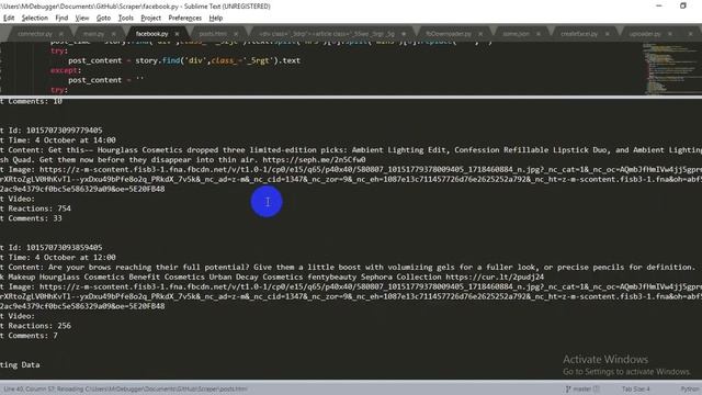 Facebook Pages Scraper | Python 3.7 смотреть онлайн