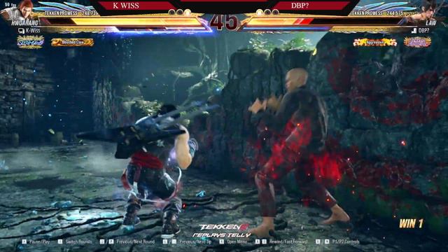 Tekken 8 ▰ K WISS (Hwoarang) Vs DBP? (Law) ▰ Ranked Matches смотреть онлайн