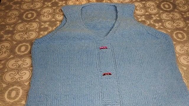 Домашнее платье из Softy. Как вязала.