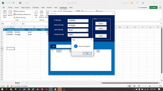 Step By Step Membuat Form Input Dengan Listbox VBA Excel (Method List) смотреть онлайн