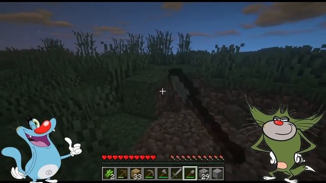 Day 1 : Oggy in a new world !!! | 1.18 minecraft update смотреть онлайн