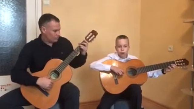 Авербах Артём (10 лет) Дуэт "Отец и сын", ДШИ № 6 г.о. Самара смотреть онлайн