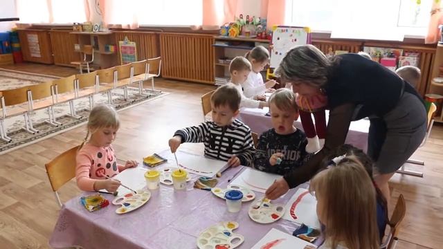 Занятие по художественно-эстетическому развитию в средней группе МБ ДОУ дс №2 г.Гулькевичи смотреть онлайн