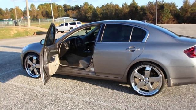 2008 Infiniti G35 On 22s