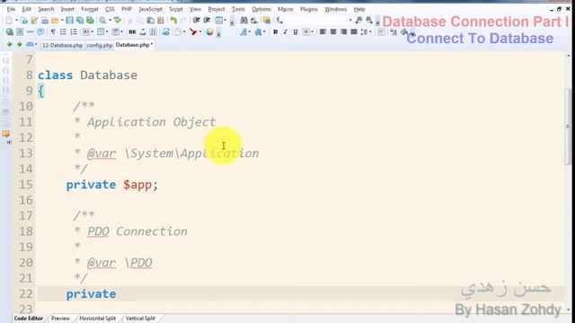 12 Database class connect to database смотреть онлайн