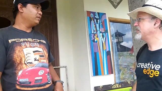 Bali Art Walk #3 - We meet a shop owner/artist смотреть онлайн