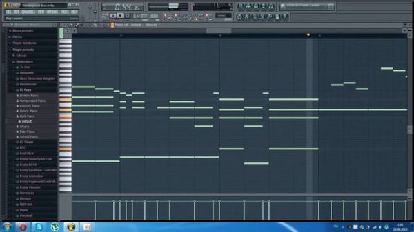 The Imperial March on piano (FL Studio)