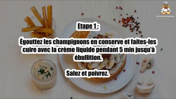 Recette : Burger parisien aux champignons de Julia Sedefdjian