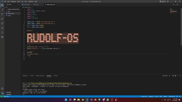 How to make a OS in python смотреть онлайн