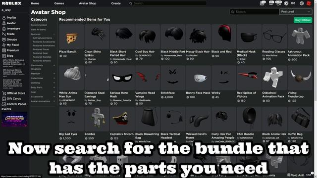 How To Change Body Parts In Your Roblox Game